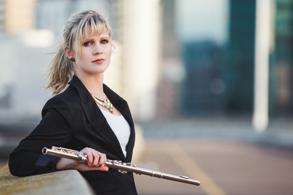 A girl and her flute