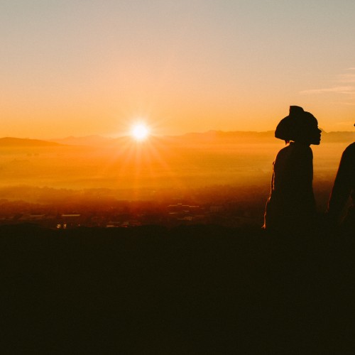 A sunrise, a forest and a whole lot of love